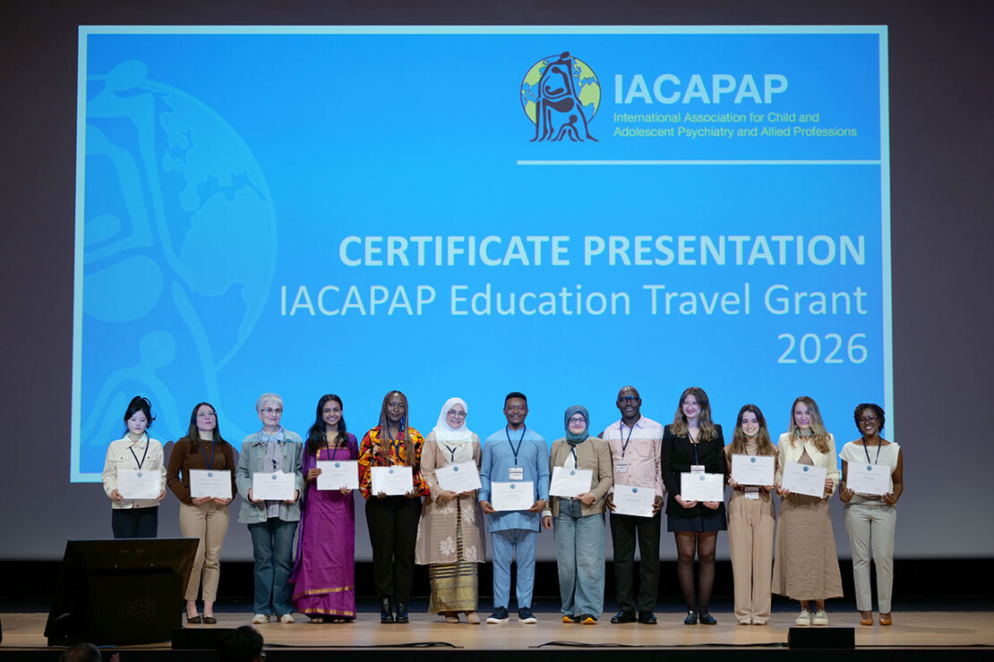Certificate Presentation, IACAPAP Education Travel Grant 2026